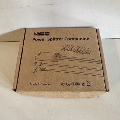 NCS Technologies NCS11290 Power Splitter Companion Laptop Multi Adapters 1042403