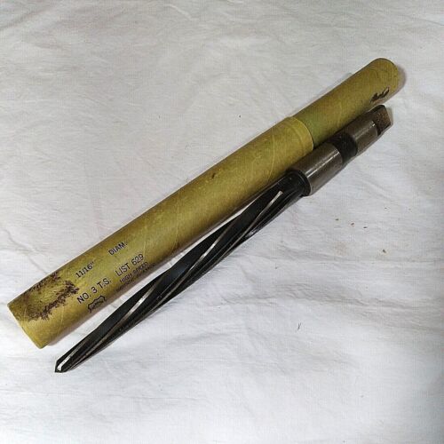 High Speed Bridge Reamer 11/16" Helical Flutes Standard Tool Co. 629 3TS USED