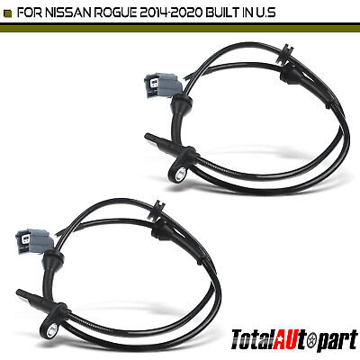 2Pcs ABS Wheel Speed Sensor for Nissan Rogue 2014-2020 Front Driver & Passenger