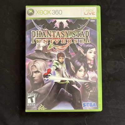 Phantasy Star Universe Xbox 360 CASE AND MANUAL ONLY