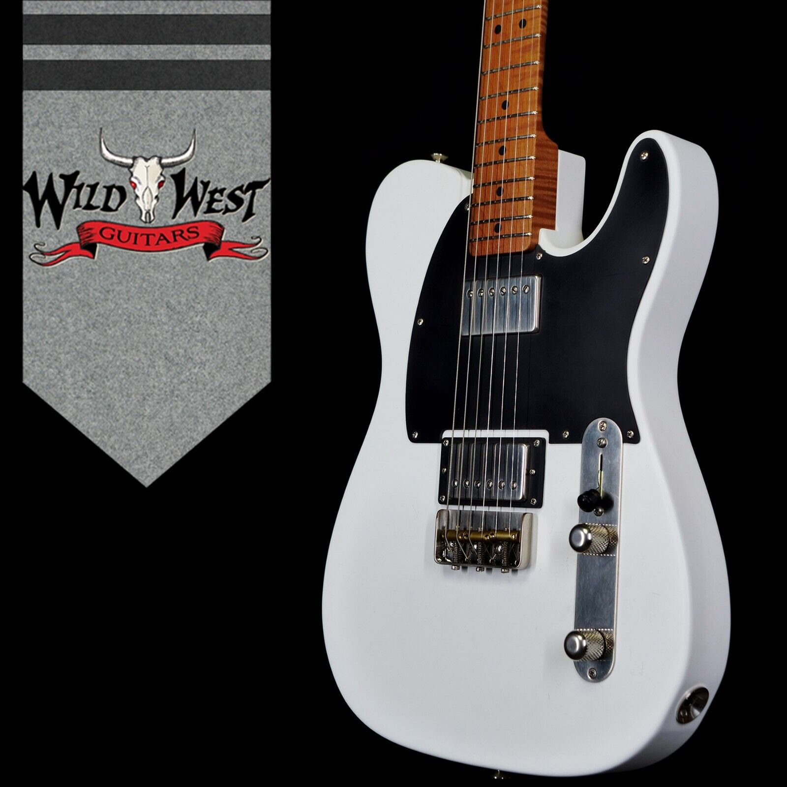 LsL T-Bone One HH Roasted Flame Maple Neck Double Humbucker LsL T-Bone One HH Roasted Flame Maple Neck Double Humbucker
