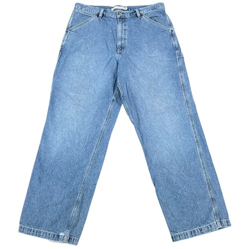 デニム・ジーパン IONSEOUL Vintage Carpenter Denim Pants JE399 Vintage Y2K Express Carpenter Jeans Mens 36x31.5 Precision