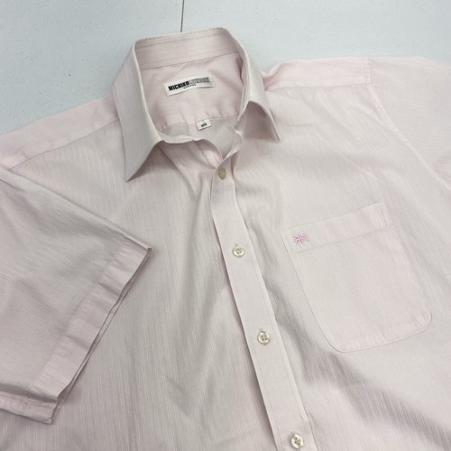 Vintage Michiko Koshino London Shirt Men's M L Pink White
