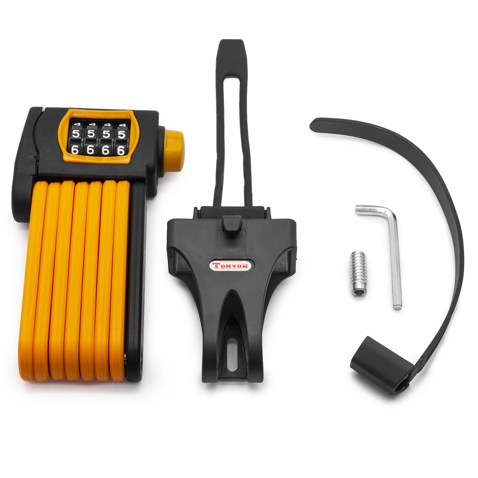 fahrrad falt-schloss mit zahlen-code