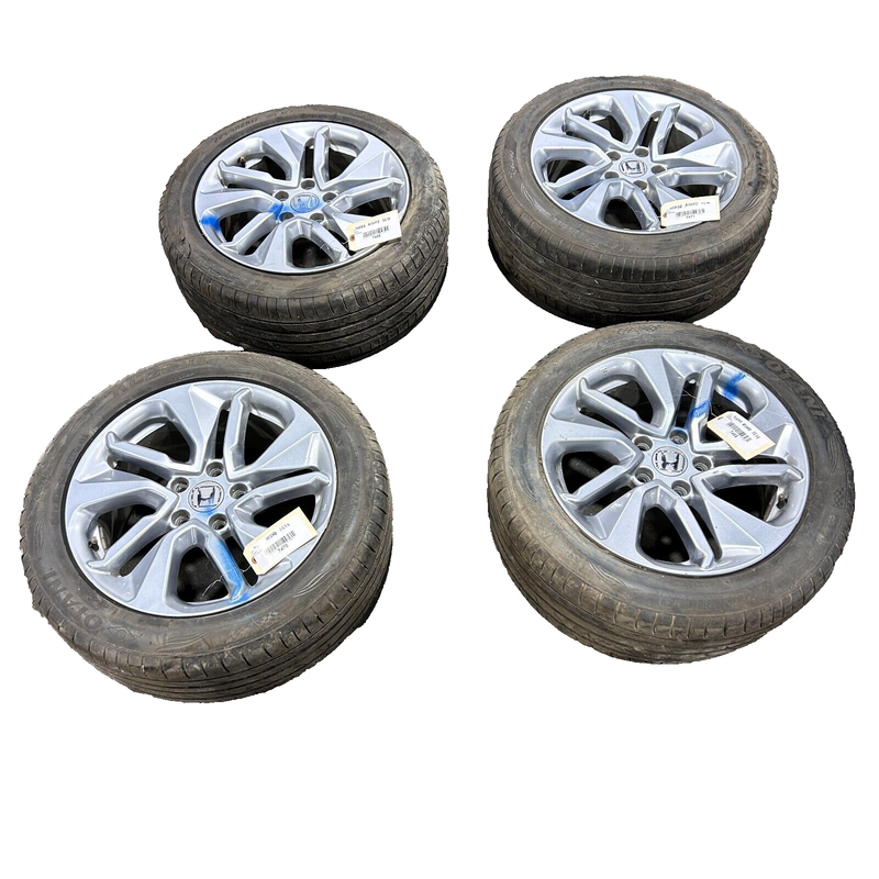 Used 18-20 HONDA ACCORD WHEEL 17 INCH RIM TIRE 17x7.5J 225/50R17 3520 SET OF 4PCS OEM