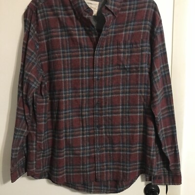 Weatherproof Vintage Flannel Plaid Shirt Mens Size X Large