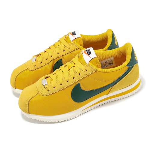 Nike Wmns Cortez TXT Yellow Ochre Gorge Green Women Casual Shoes DZ2795-702