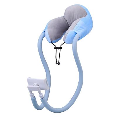 U Shaped Neck Pillow Lazy Phone Holder with Flexible Gooseneck Arm