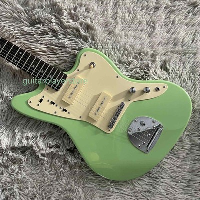 Light Green Jazz Master Electric Guitar 2P90 Pickup Rosewood Fretboard Tremolo