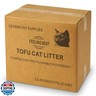FEELING BEST Tofu Cat Litter 22.4LB(5.6LB*4 Bags) Fast Clumping, Dust-Free,100% Natural Raw Materials, Clumping,Flushable,Ultra Absorbent and Fast Drying,Solubility in Water,Really,Less Scattering