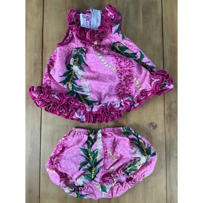 RJC 6mo Baby Girl Hawaiian Outfit