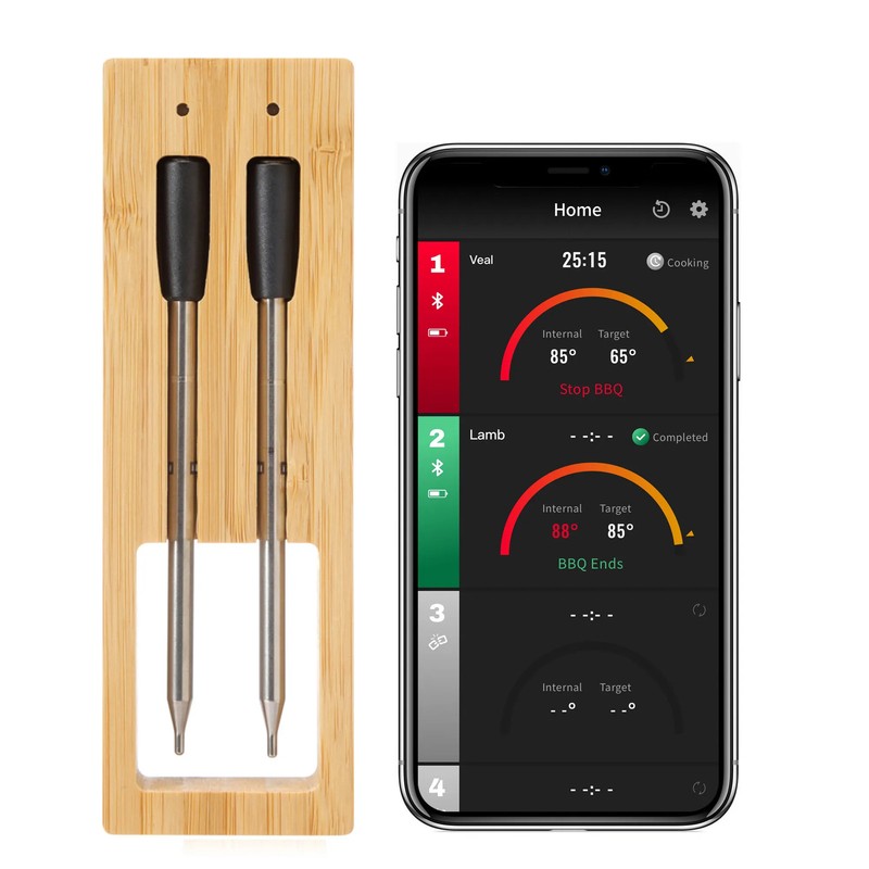 Newest Wireless Meat Food Thermometer Kitchen Cooking Tool Oven Grill BBQ Steak