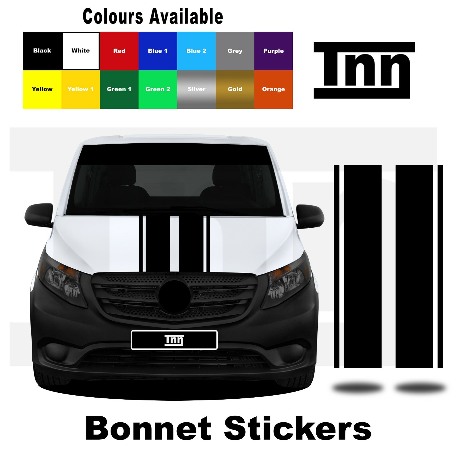 Fits Vauxhal Car Bonnet Stripes Car Stickers Car Decal Racing Stripes,Stickers