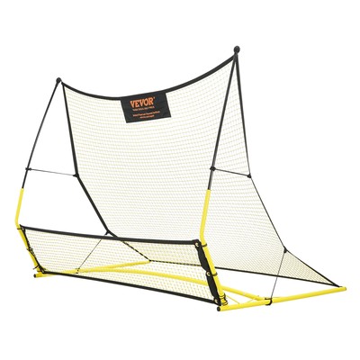 VEVOR 71"x40" Soccer Trainer 2-IN-1 Portable Soccer Rebounder Net  Portable Bag