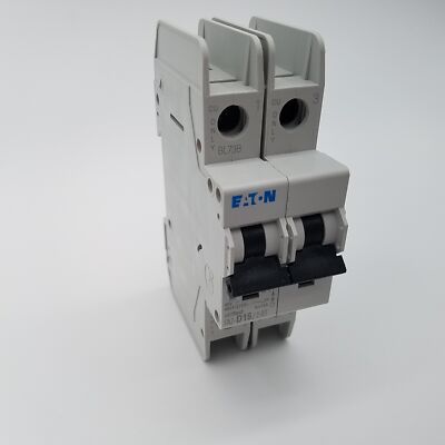 Eaton FAZ-D / 2-RT Miniature 2-Pole 15A Circuit Breaker  480Y / 277VAC Moeller