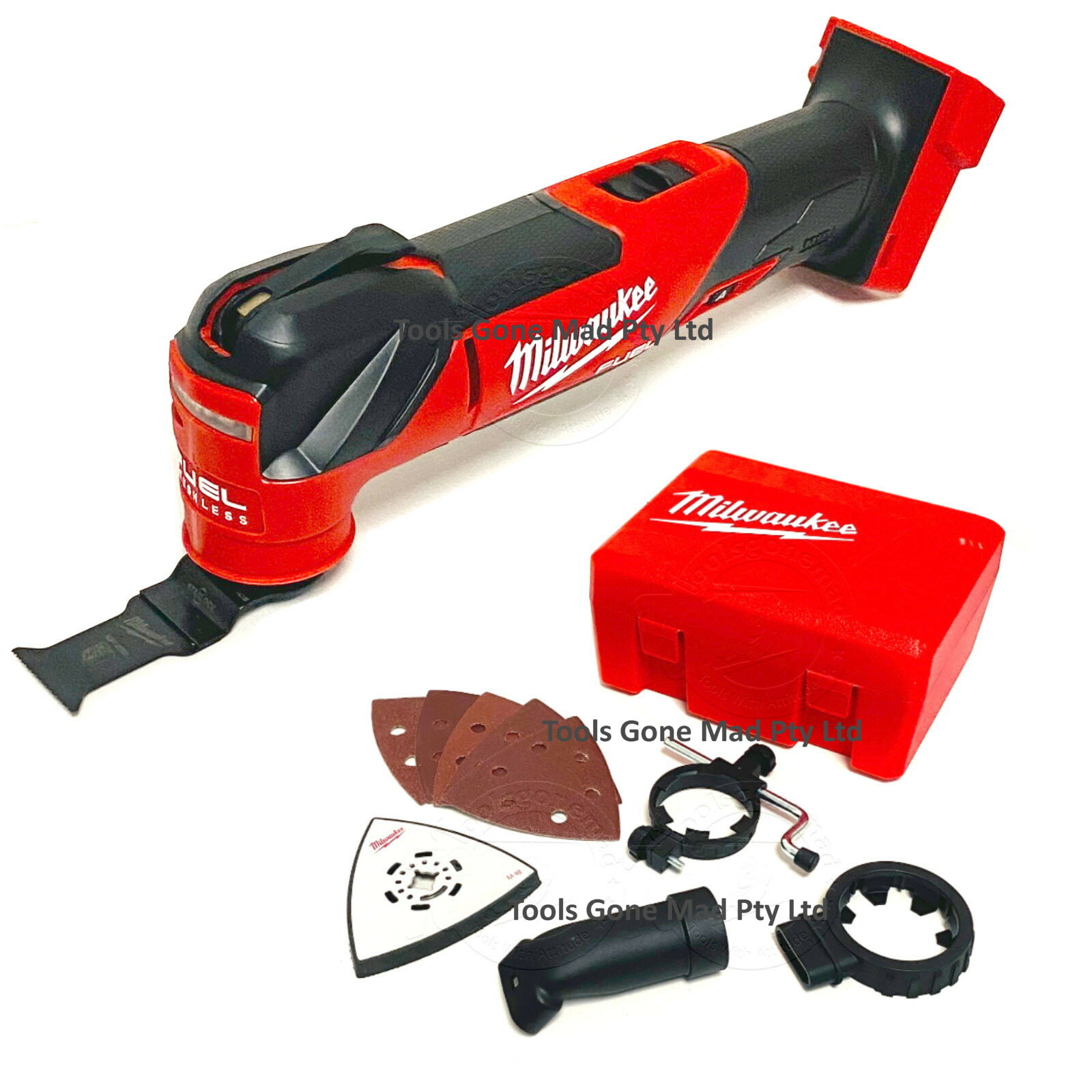 Milwaukee 18V Cordless Multi Tool Fuel Brushless MultiTool &Accessories