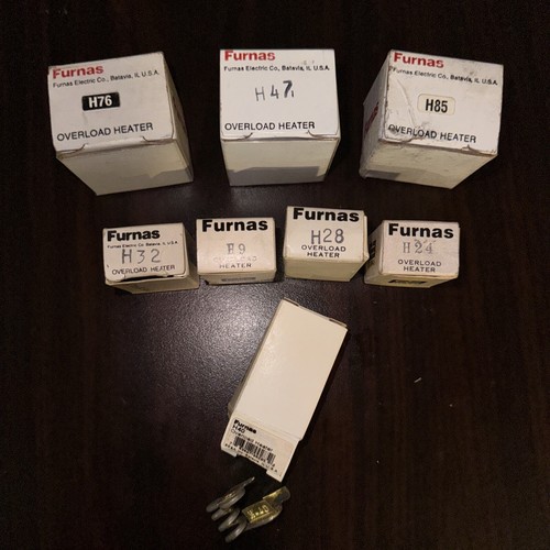 Furnas Type H Thermal Overload Heater Elements Sizes H1 - H86