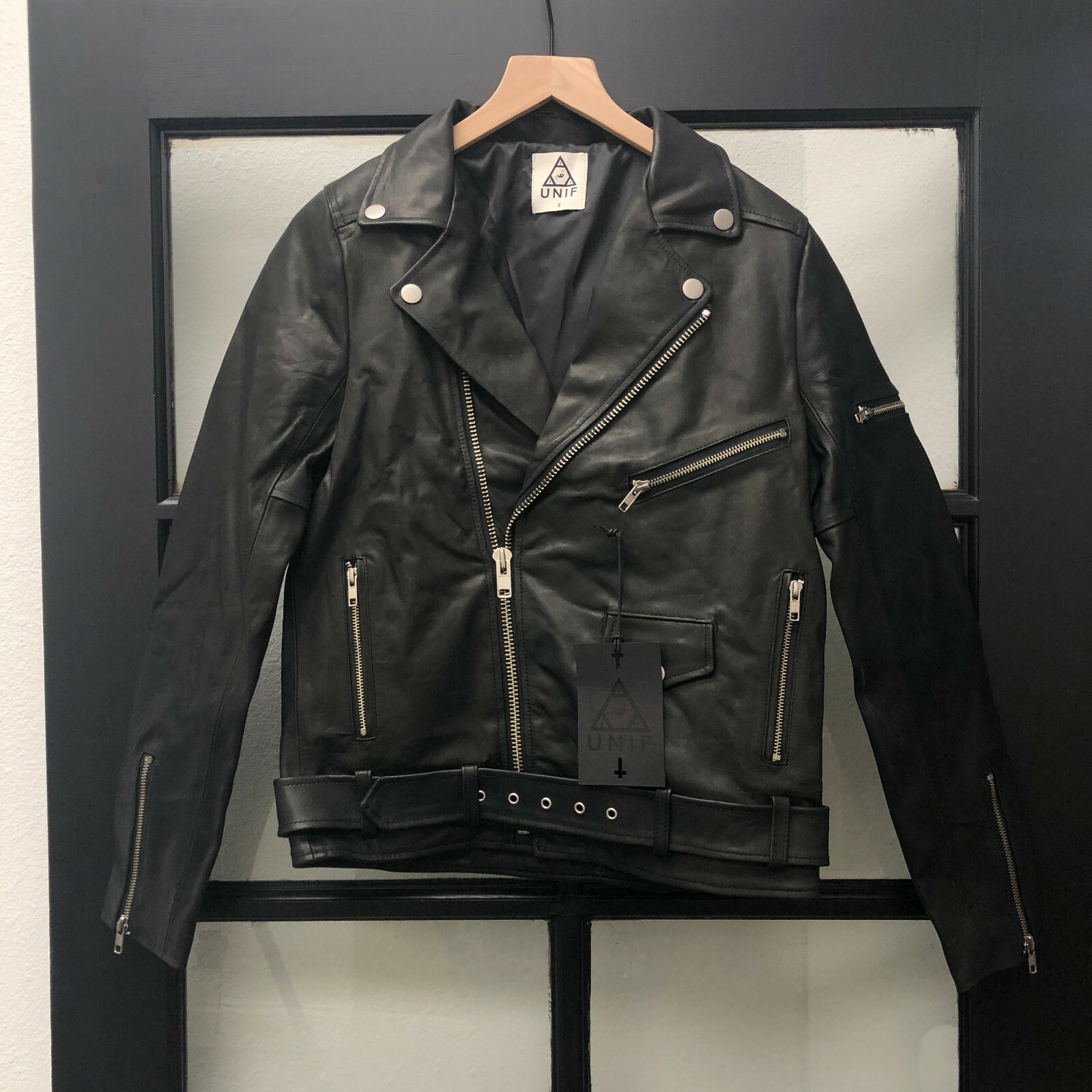Unif send help please coat カーキ 定価¥23000｜ファッション