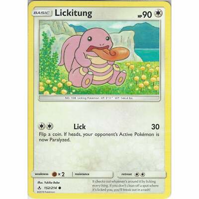 152/214 Lickitung Common: Pokemon Trading Card Game SM-10 Unbroken Bonds