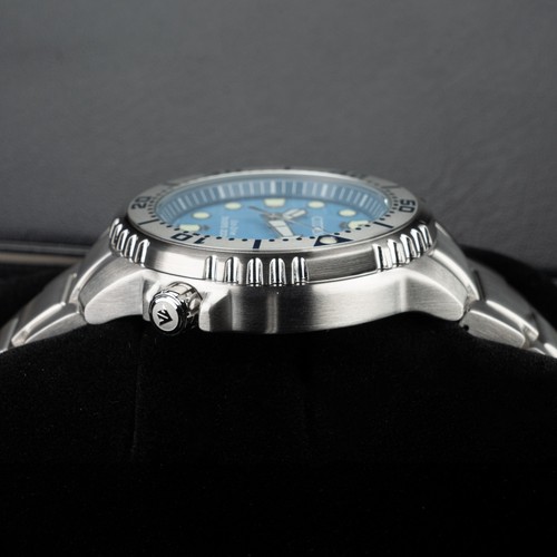 Pre-owned Citizen Promaster Marine Eco Drive Divers 200m Ocean Blue Bn0165-55l Mens Watch