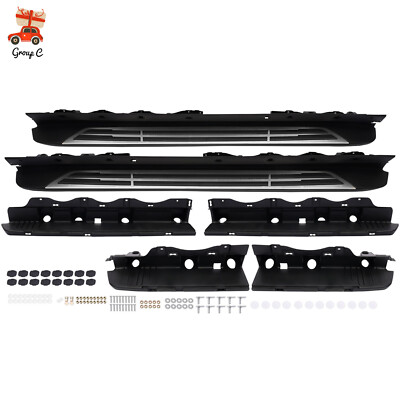 Pair For 2020-2023 Toyota Highlander Running Boards Side Steps Nerf Bar Assembly