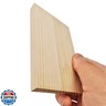 10PCS Rectangle Wood Boards Unfinished Wood Blocks for Crafting, 4x2.4x0.4in Blank Whittling Wooden Blocks for Wood Carving,Painting and Burning