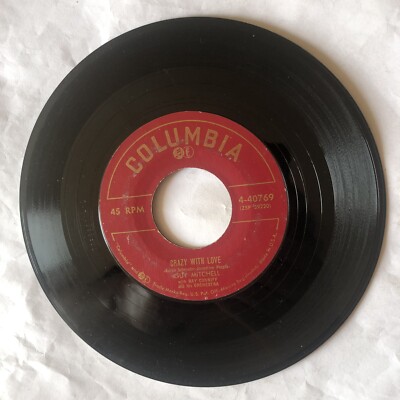 Guy Mitchell - Crazy With Love / Singing The Blues 45 RPM Columbia Records 7 