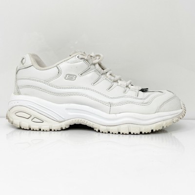 

Skechers Womens Work Energy 76009 Белая повседневная обувь Кроссовки Размер 8, Белый, Work Energy