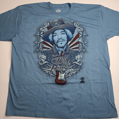Jimi Hendrix Tie Dye Shirt By Liquid Blue Size 2XL NWOT