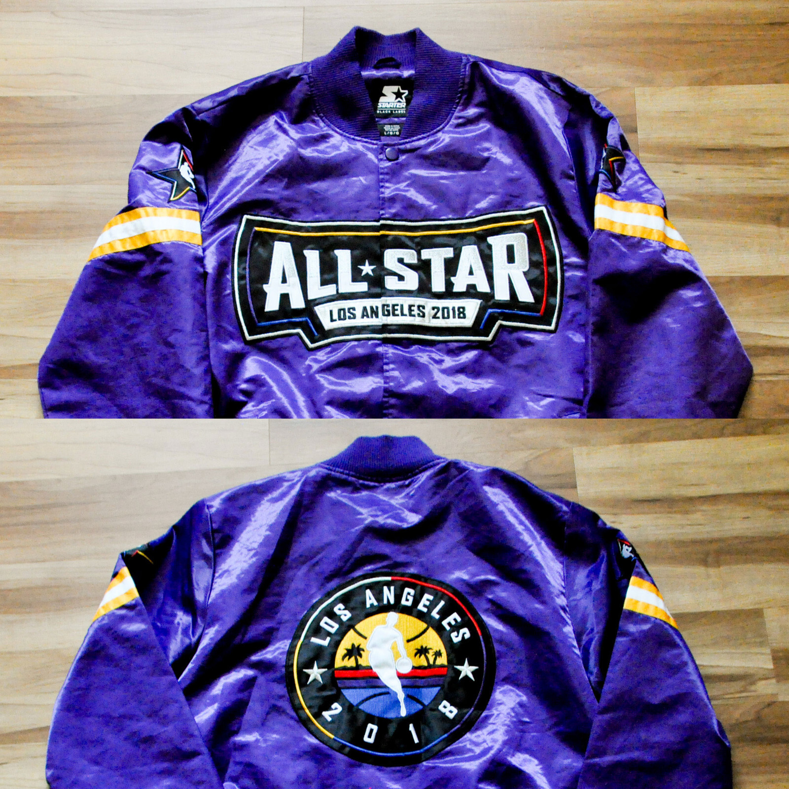 2018 NBA All-Star Game Los Angeles STARTER Jacket Satin 2018 NBA All-Star Game Los Angeles STARTER Jacket Satin