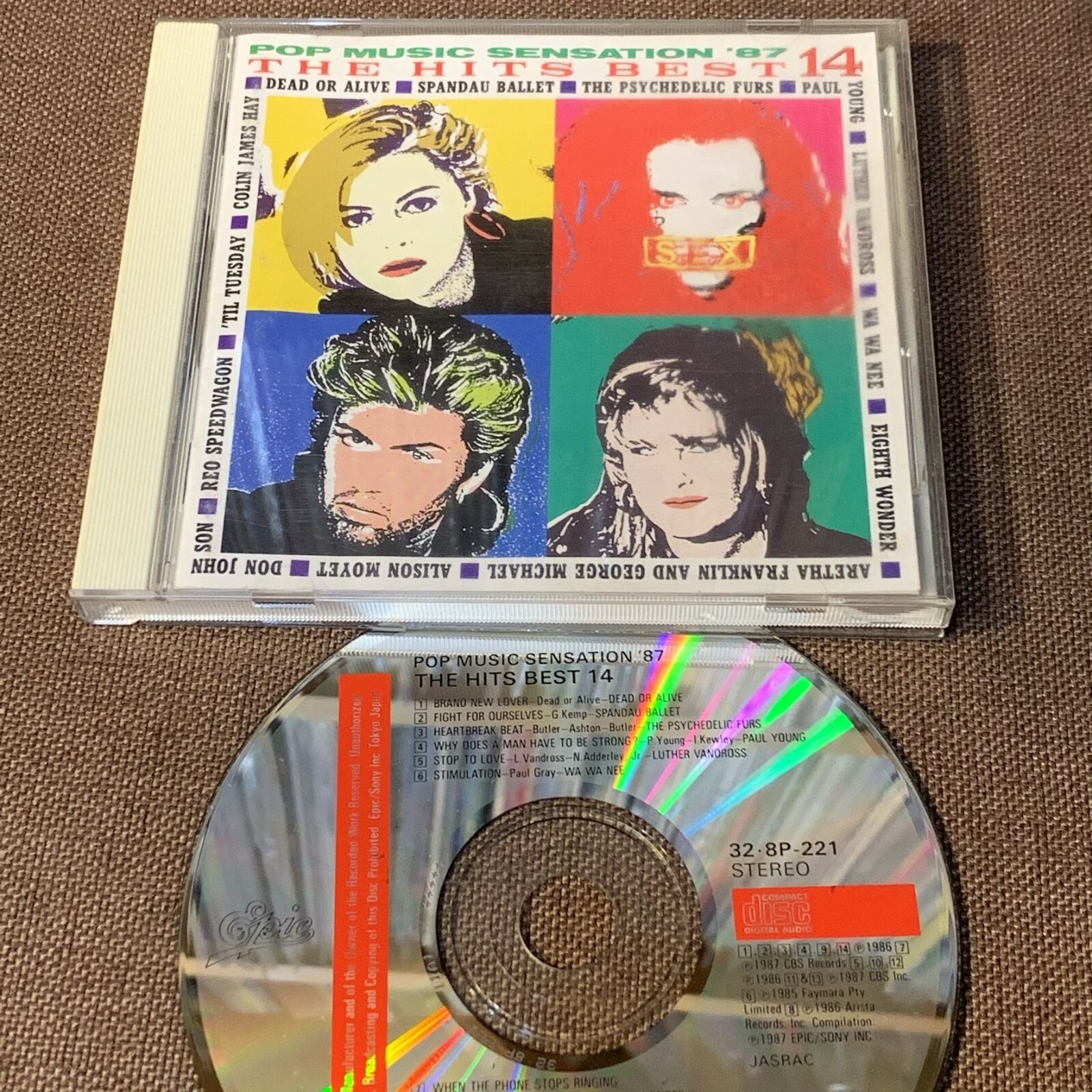 【懐かしのJ-POP CD 40枚セット】 Pop Music Sensation '87 The Hits Best 14 JAPAN CD 32.8P-221