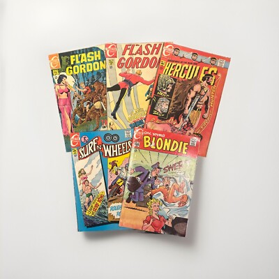 Mixed Lot - (5) Classic Charlton Comic Books  