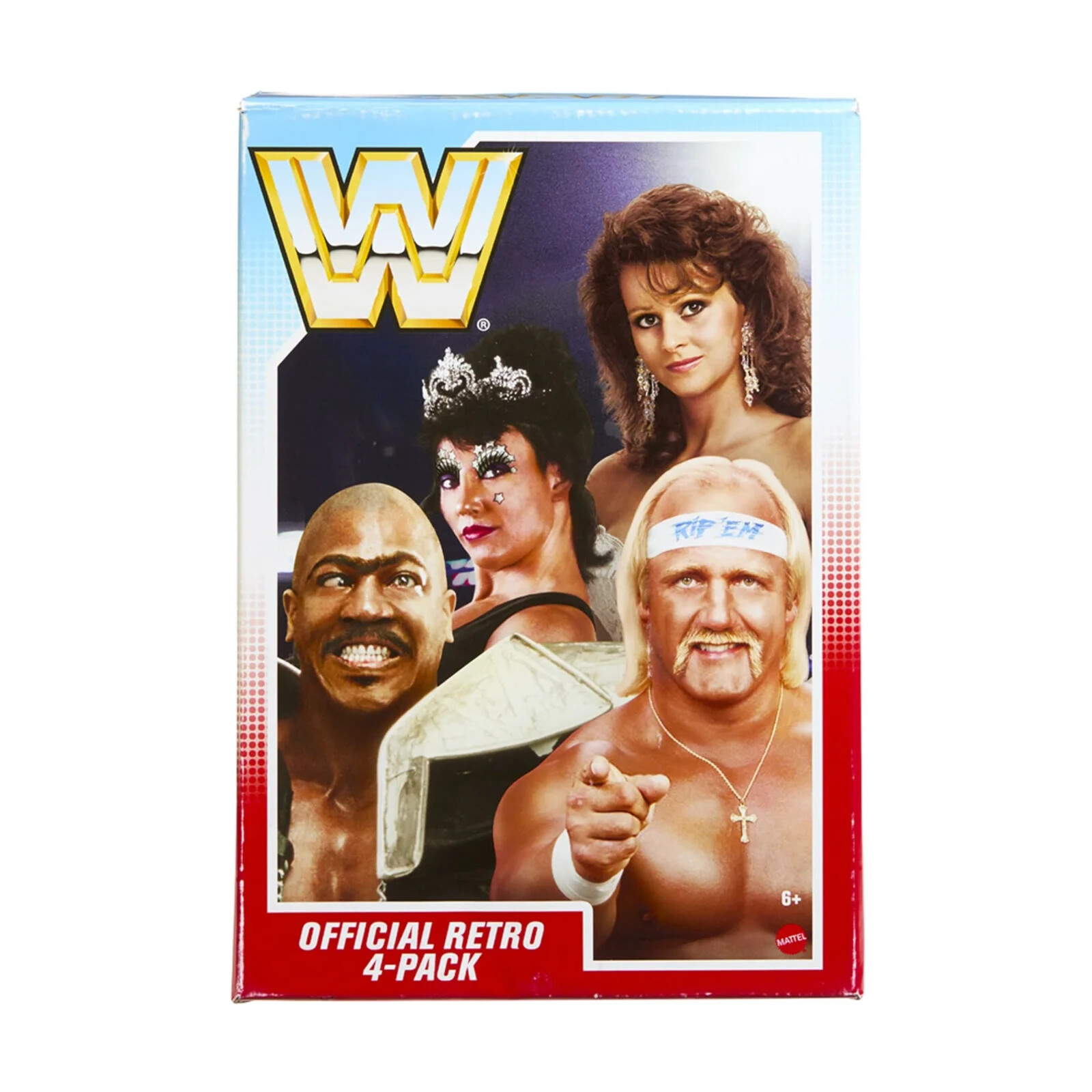 WWE Retro Bundle 4-Pack Zeus, Hulk Hogan, etc Action Figures