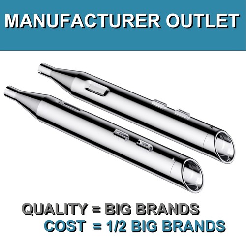 SHARKROAD 4.5” Slip on Mufflers for Harley 95-16 Touring Deep Rumble Tone