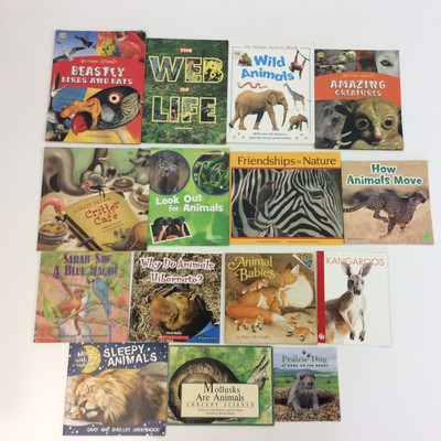 Animals Habitat Science Nature Kindergarten 1st 2nd Grade 15 Picture Book Lot