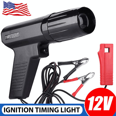 Car Petrol Engine Ignition Timing Gun Detector Xenon Light Inductive Strobe Test