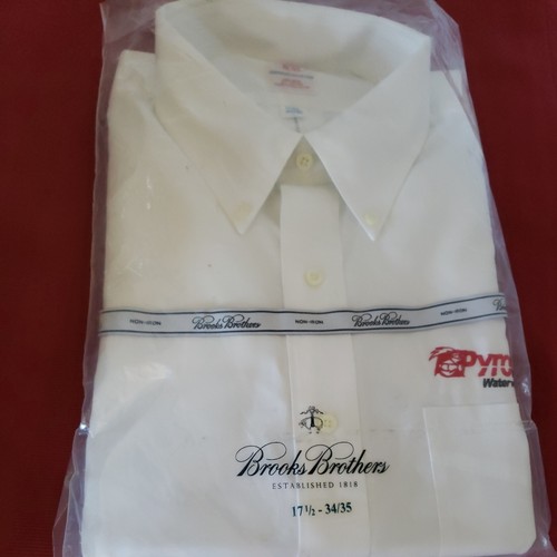 トップス Brooks Brothers MAKERS L/S White Shirt Brooks Brothers Men's Shirts White 17 Size for sale | eBay