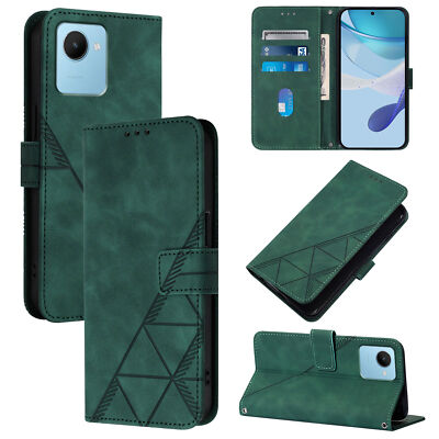 Case For OPPO Realme C30 4G Phone Protector Multifunctional Leather Cover