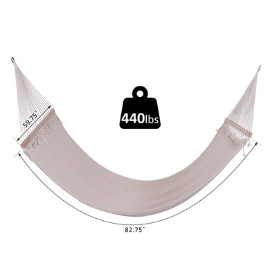 2 Person Swing Hammock Double Camp Travel Bed Portable Indoor Outdoor