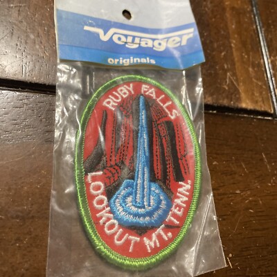 Vintage Ruby Falls Lookout Mountain, Tennessee Patch Original Packing
