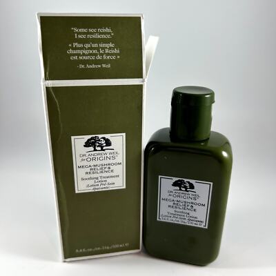 Origins Mega-Mushroom Relief & Resilience Soothing Treatment Lotion 3.4- NIB