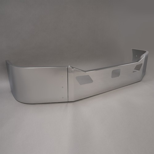 NEW For Kenworth T680 2011-2022 Chrome Front Bumper w/Sensor w/Mounting Brackets