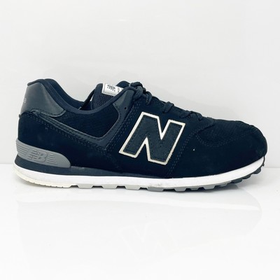 New Balance Boys 574 GC574SBW Черная повседневная обувь Кроссовки Размер 5,5 М