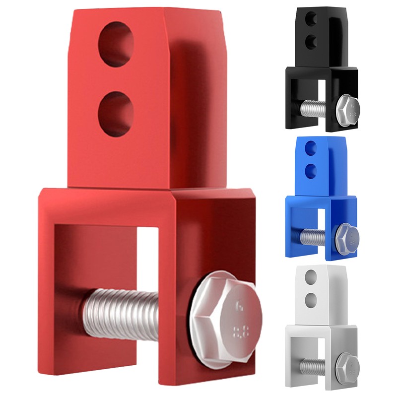 2x Motorcycle Bike ATV Shock Absorber Booster Riser Height Extend Adapter US RED