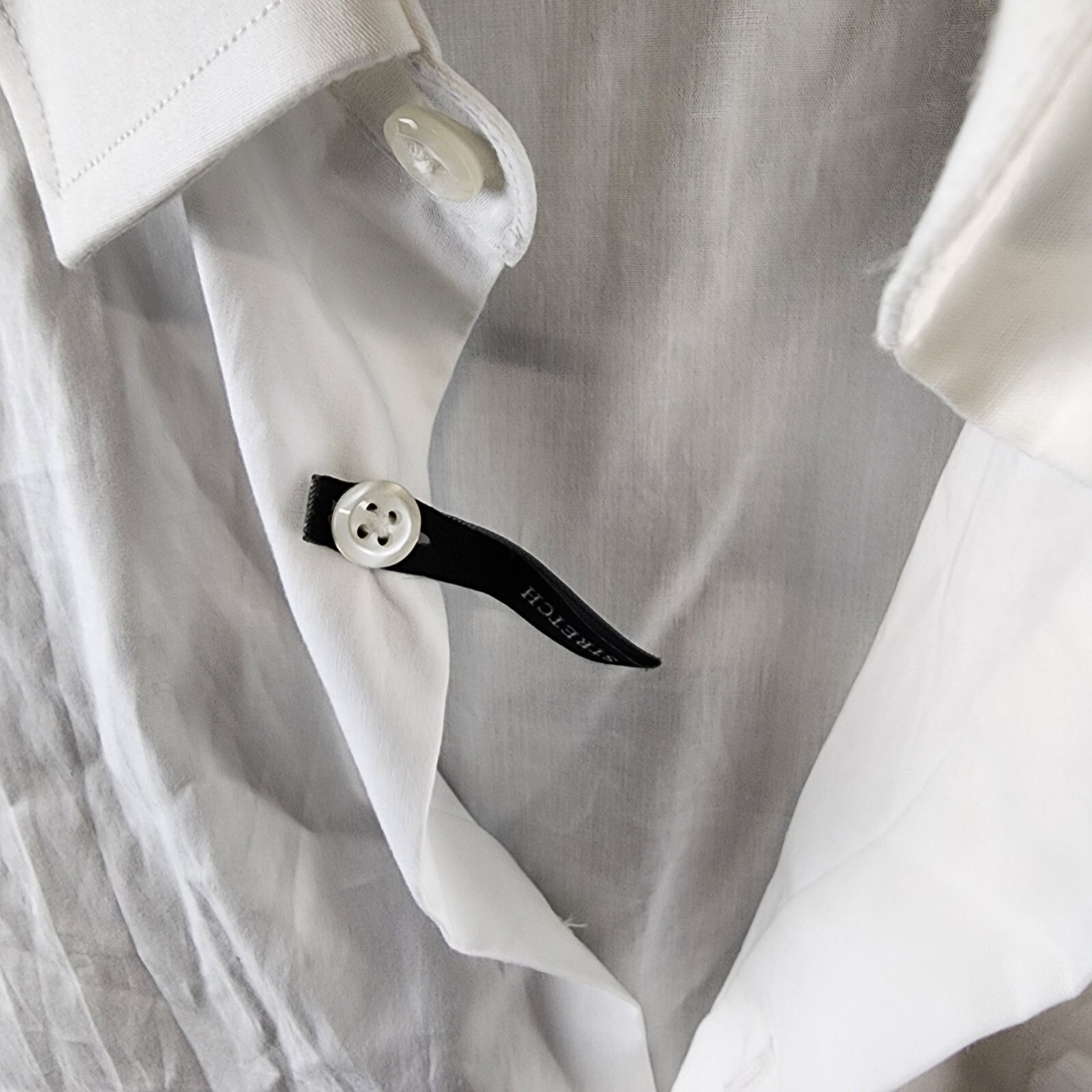 The Men's Store at Bloomingdale's Regular Fit Dress Shirt Men's 15 32/33 White - Picture 6 of 13