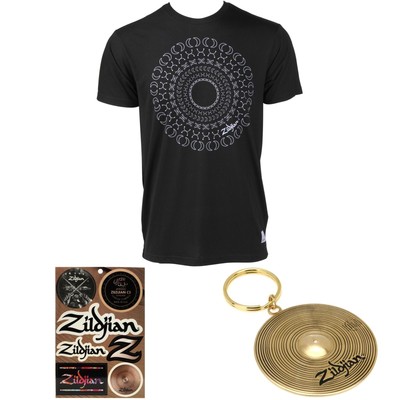 Zildjian 400th Anniversary Alchemy T-shirt GIft Bundle - XXX-Large