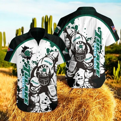 Tulane Green Wave Football Player Hawaiian Shirt