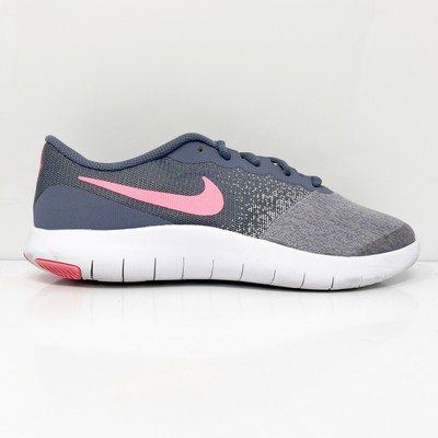 Кроссовки для бега Nike Girls Flex Contact 917937-003 серые, размер 7 лет