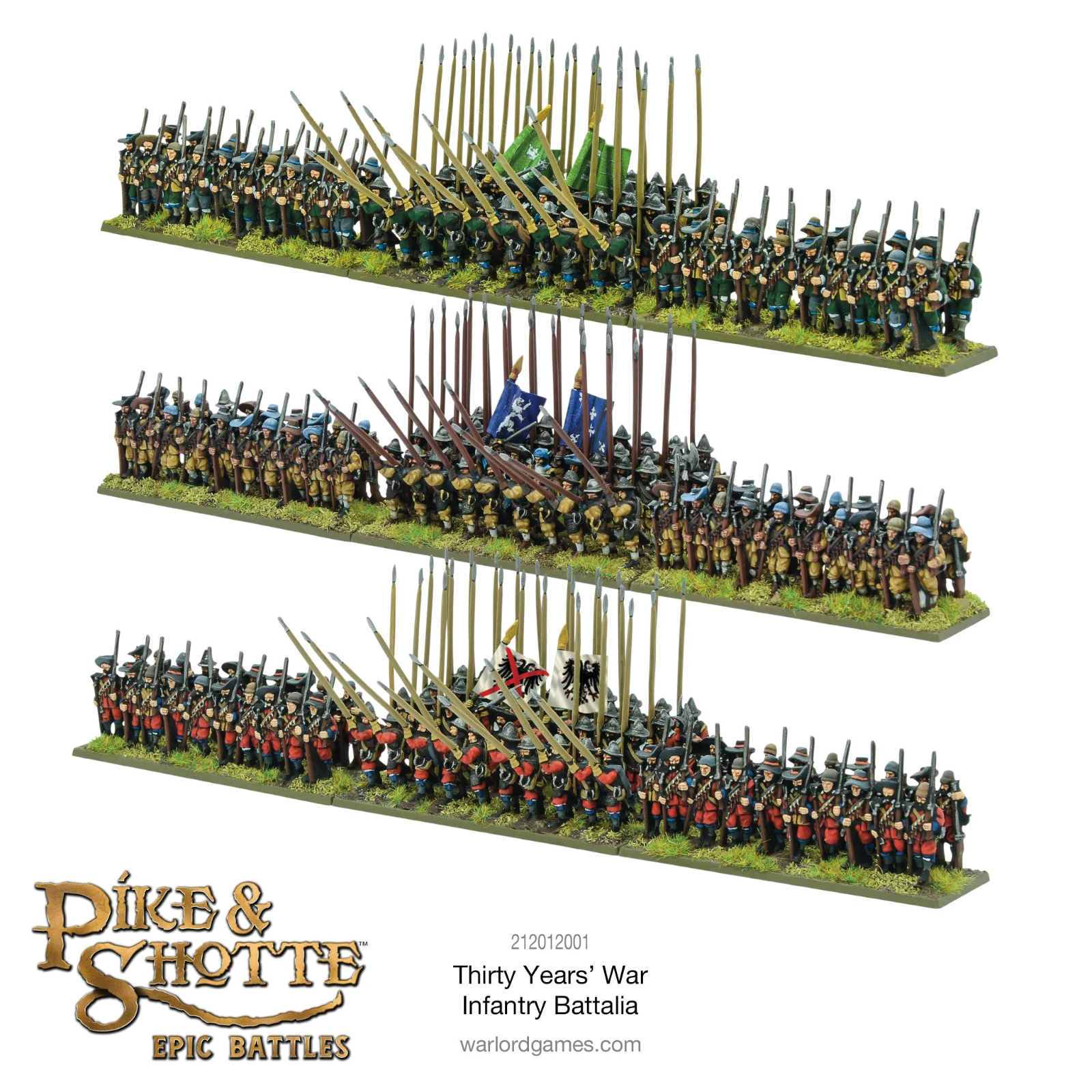 Pike & Shotte Epic Battles: Thirty Years War Infantry Battalia Warlord Games