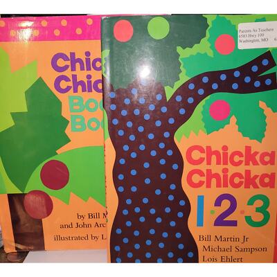 Chicka Chicka 1,2,3 ~ Chicka Chicka Boom Boom ~ First editions ~ Hardback